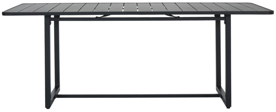 Udendørs Spisebord Helo i Mat Sort Jern - Must-Have!