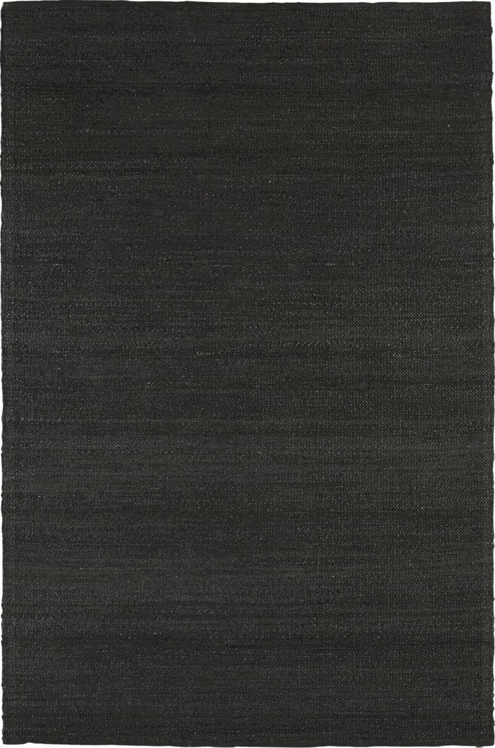 Elegant sort gulvtæppe fra House Doctor - Hempi 200 x 300 cm