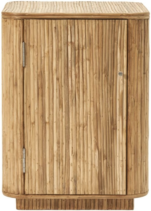 Vitrineskab House Doctor Gro Natur Mdf   Håndlavet Rattan H70xb48xl48