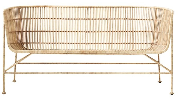 Udendørs 2-personers Loungesofa i Rattan - House Doctor Coon