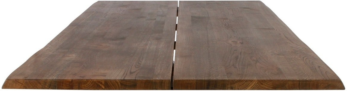 Tillægsplade Til Spisebord House   Sander Curve Smoked Egetræ 95x50x3