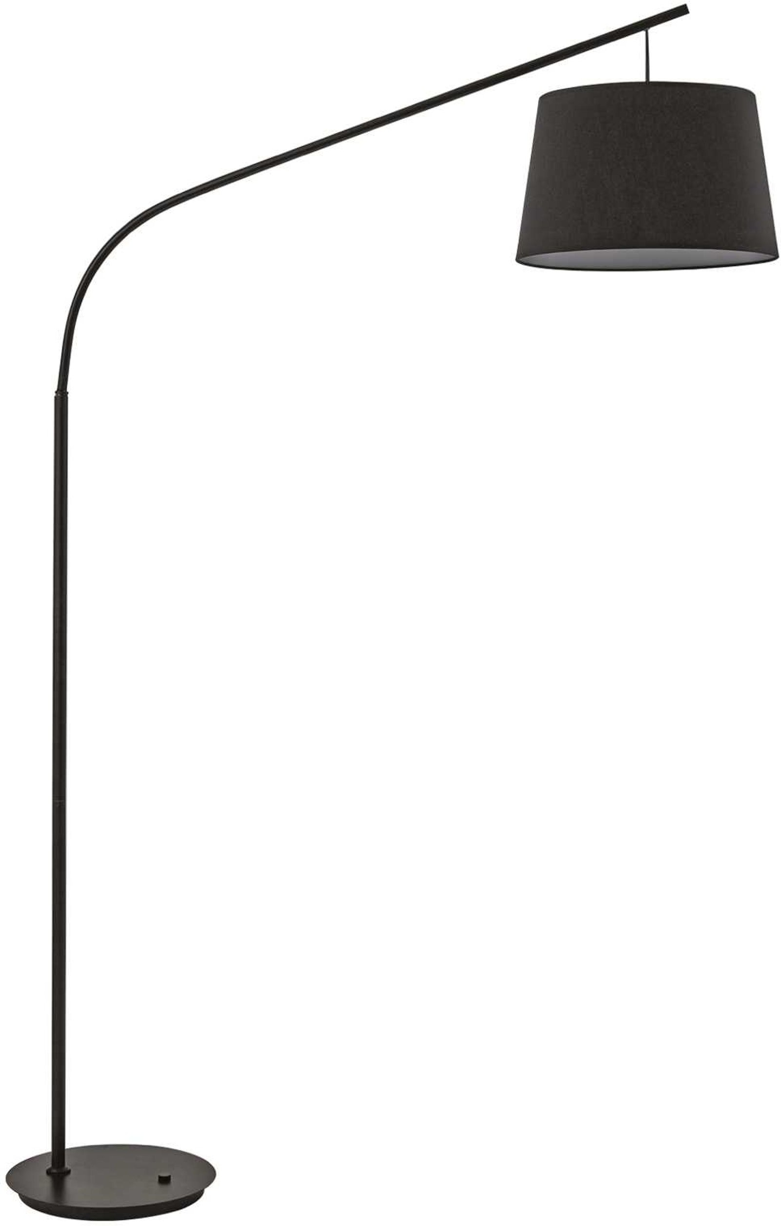 Elegant Daddy Gulvlampe med Stofskærm fra Ideal Lux