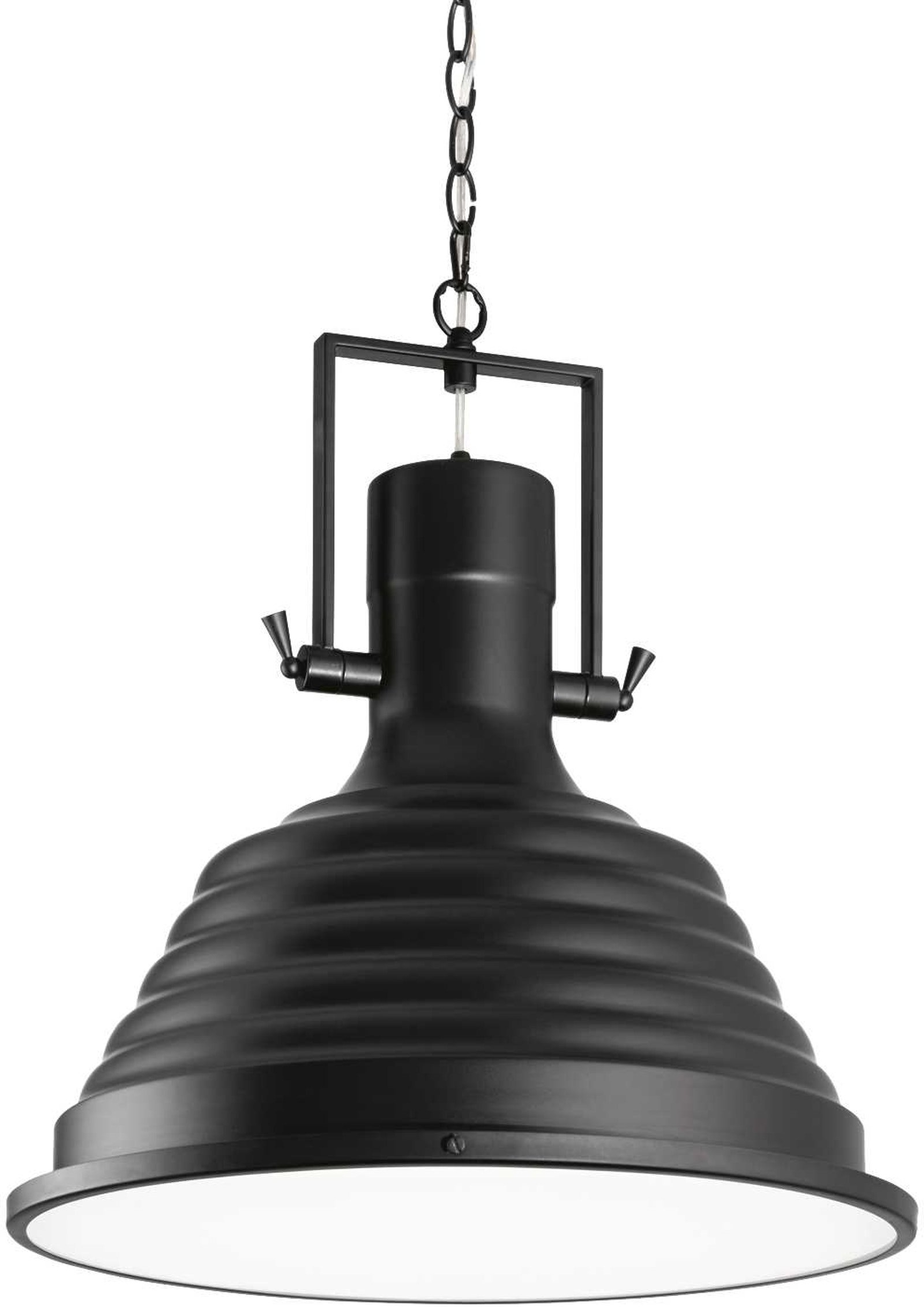 Pendellampe Ideal Lux Fisherman – Justerbar Højde, Sort