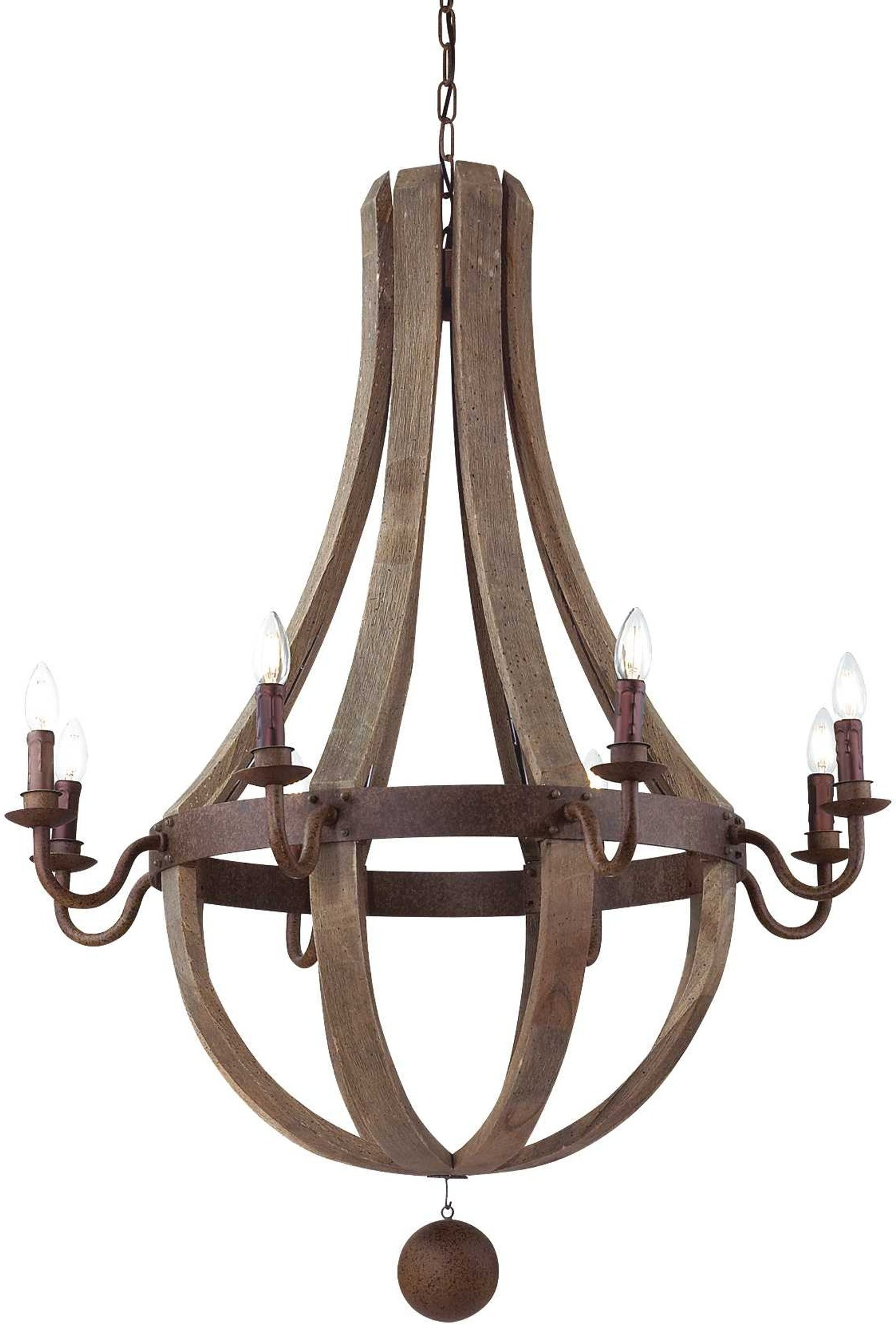 Rustik Elegance Pendel Lampe fra Ideal Lux - Ø92 cm