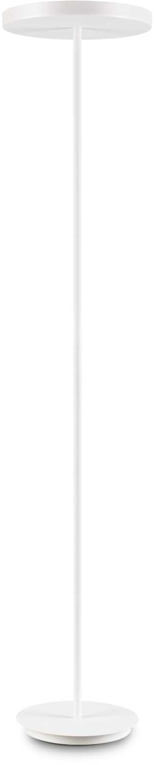 Gulvlampe Ideal Lux Colonna ø35 H181 Mat Hvid Med Akryl Diffuser Led-pærer