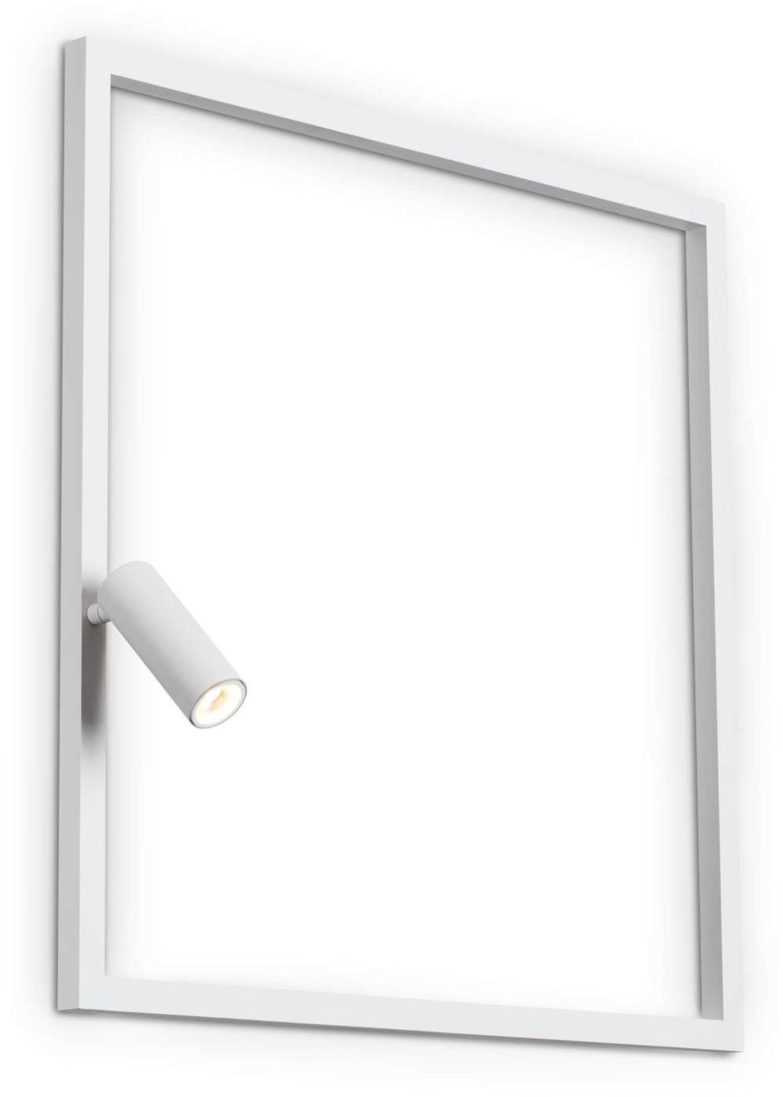 Væglampe Ideal Lux Syntesi Integreret Led 500   Justerbar Hvid Metal ø39xh110