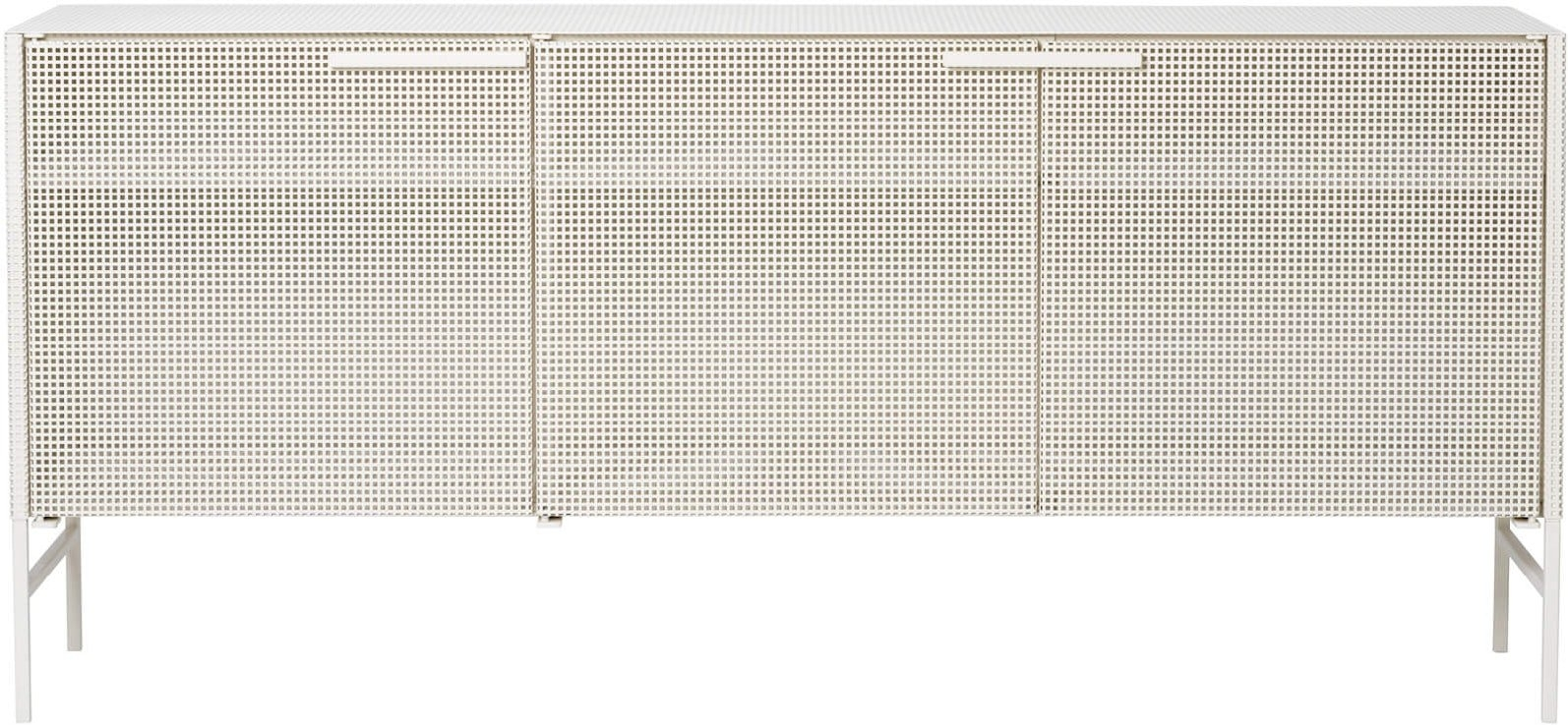 Skænk Kristina Dam Grid   Pulverlakeret Stål Beige 160x36x72