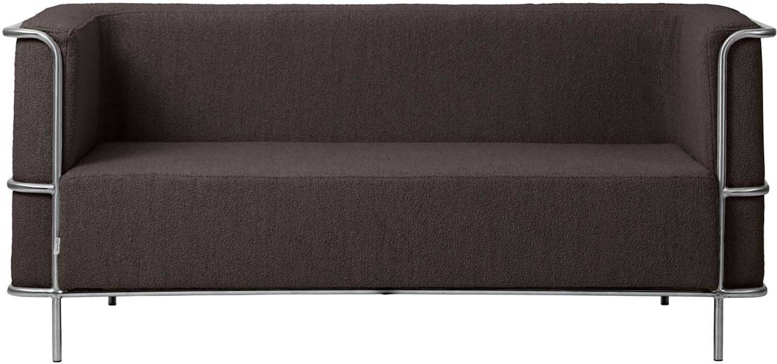 -personers Sofa Kristina Dam Modernist Bouclé Brun H70xb77xl164
