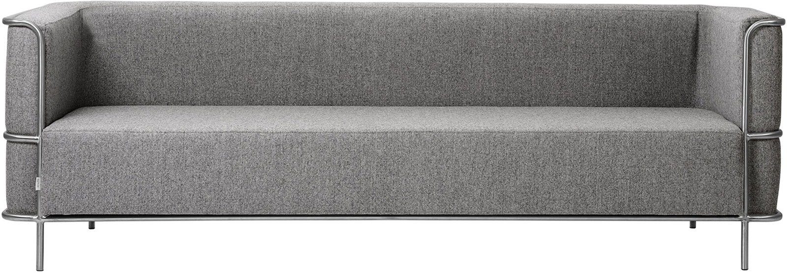 -personers Sofa Kristina Dam Modernist Lys Grå Uld 220   77   70
