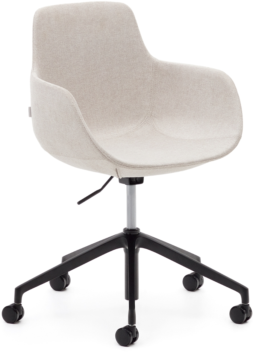 Moderne Beige Kontorstol Tissiana fra Kave Home