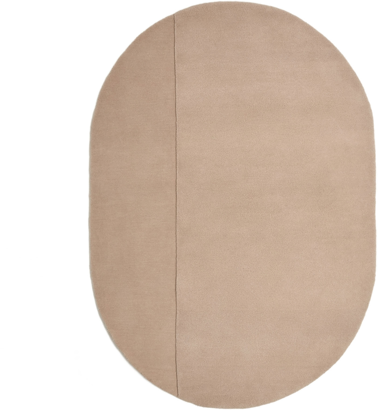 Kave Home Cosima Ovalt Gulvtæppe - Beige Elegance Tilbud