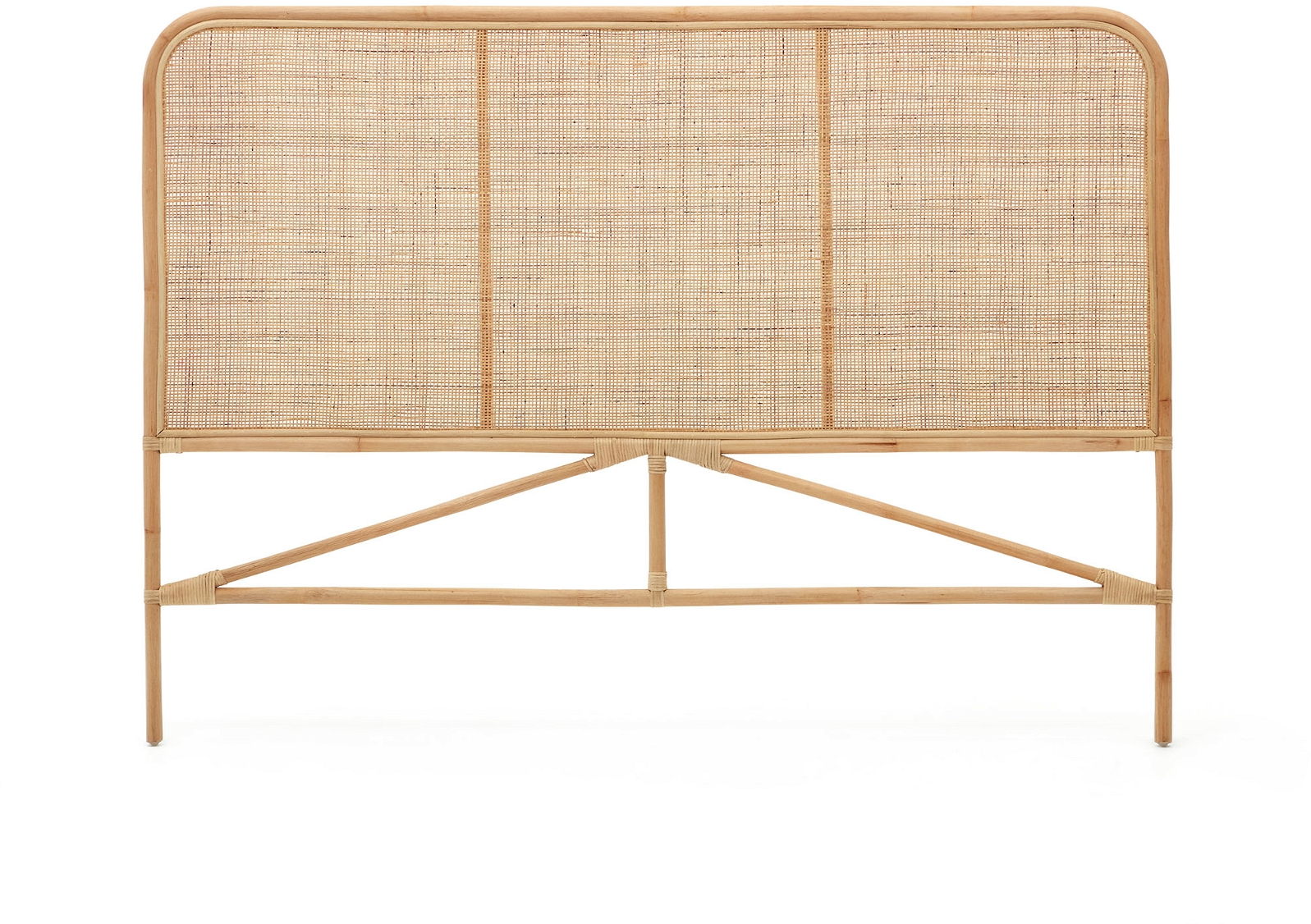 Kave Home Quiterie Sengegavl i Rattan - Bæredygtig Design
