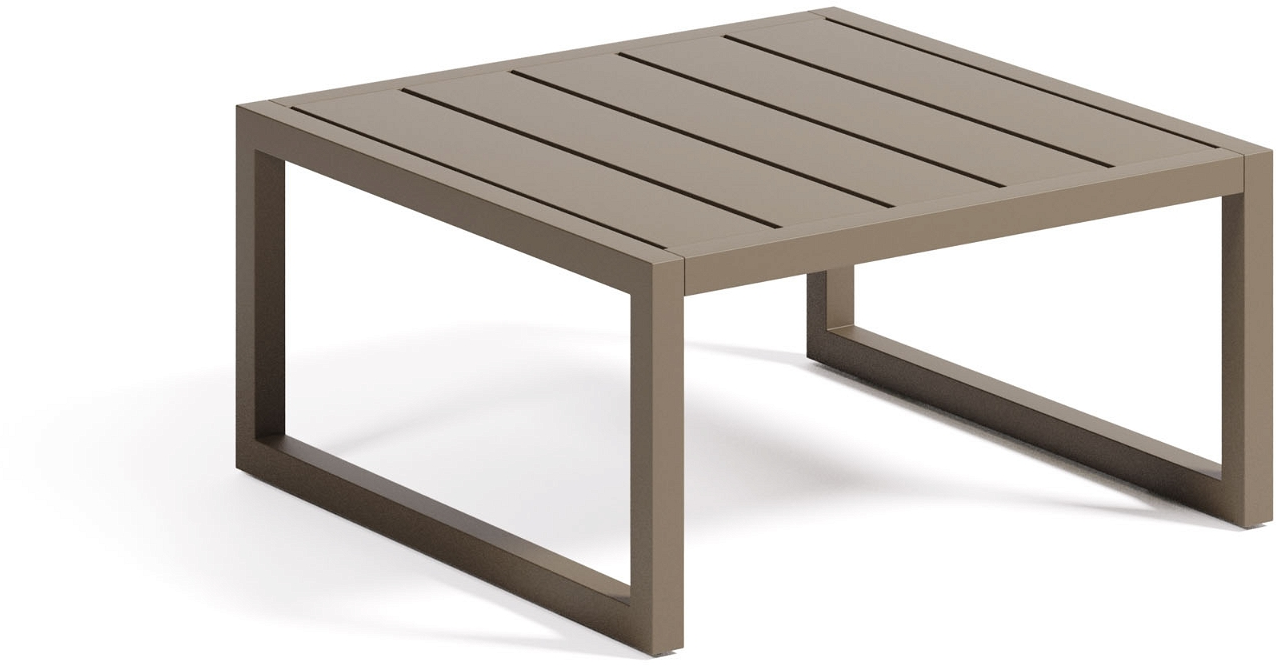 Udendørs Sidebord Comova i Grøn Aluminium fra Kave Home