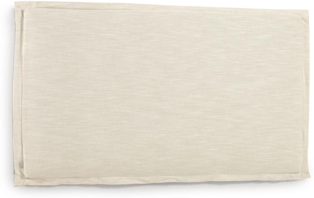 Sengegavl Kave Home Tanit – Hvid Polstret Nordisk Design