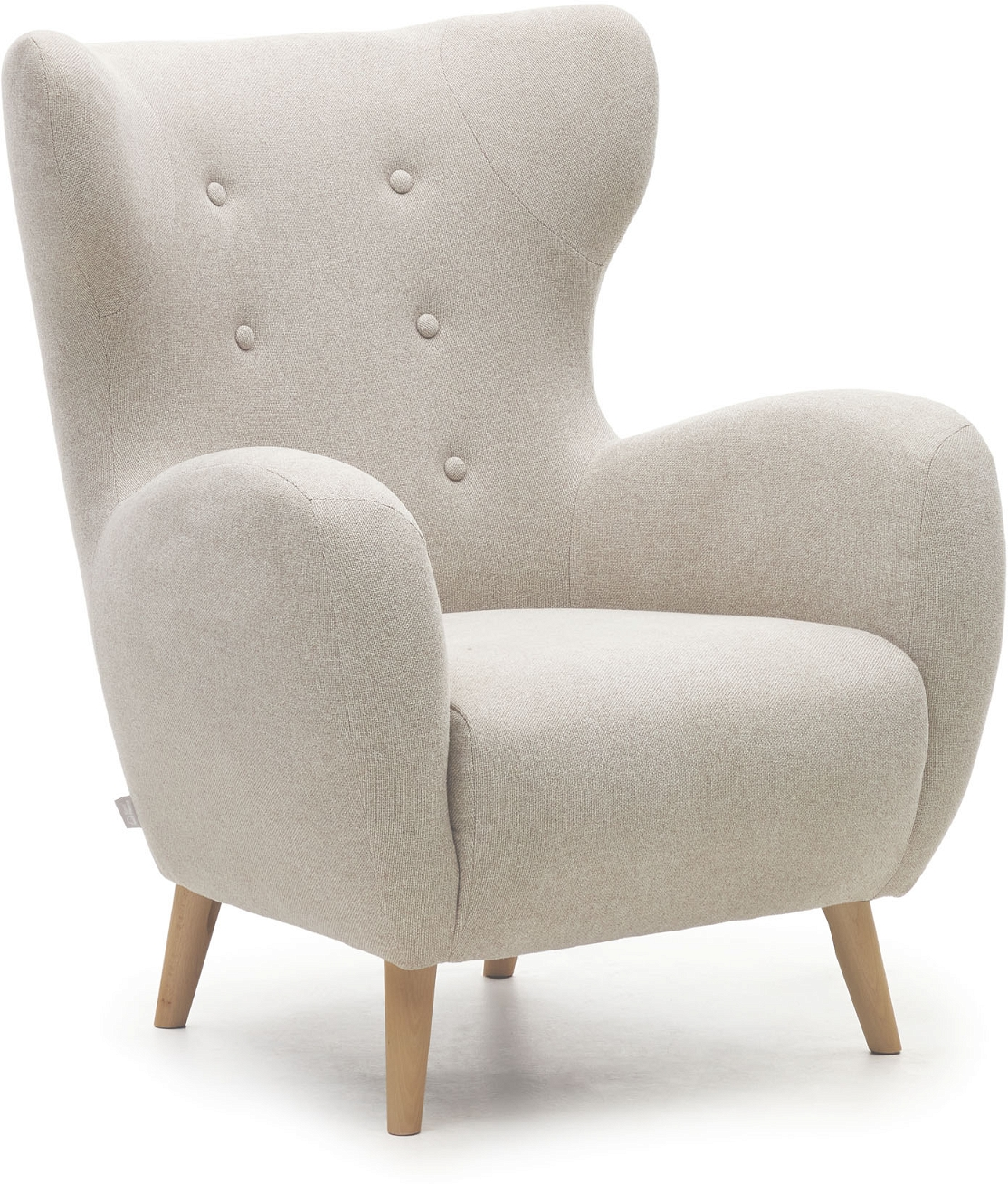 Lænestol Kave Home Patio i Beige – Stil og Komfort