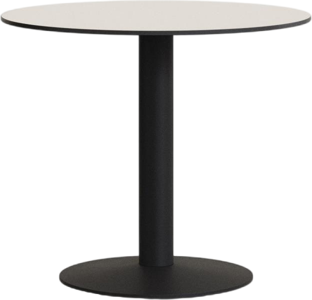 Udendørs Cafébord Tiaret - Hvid/Sort Design til Haven