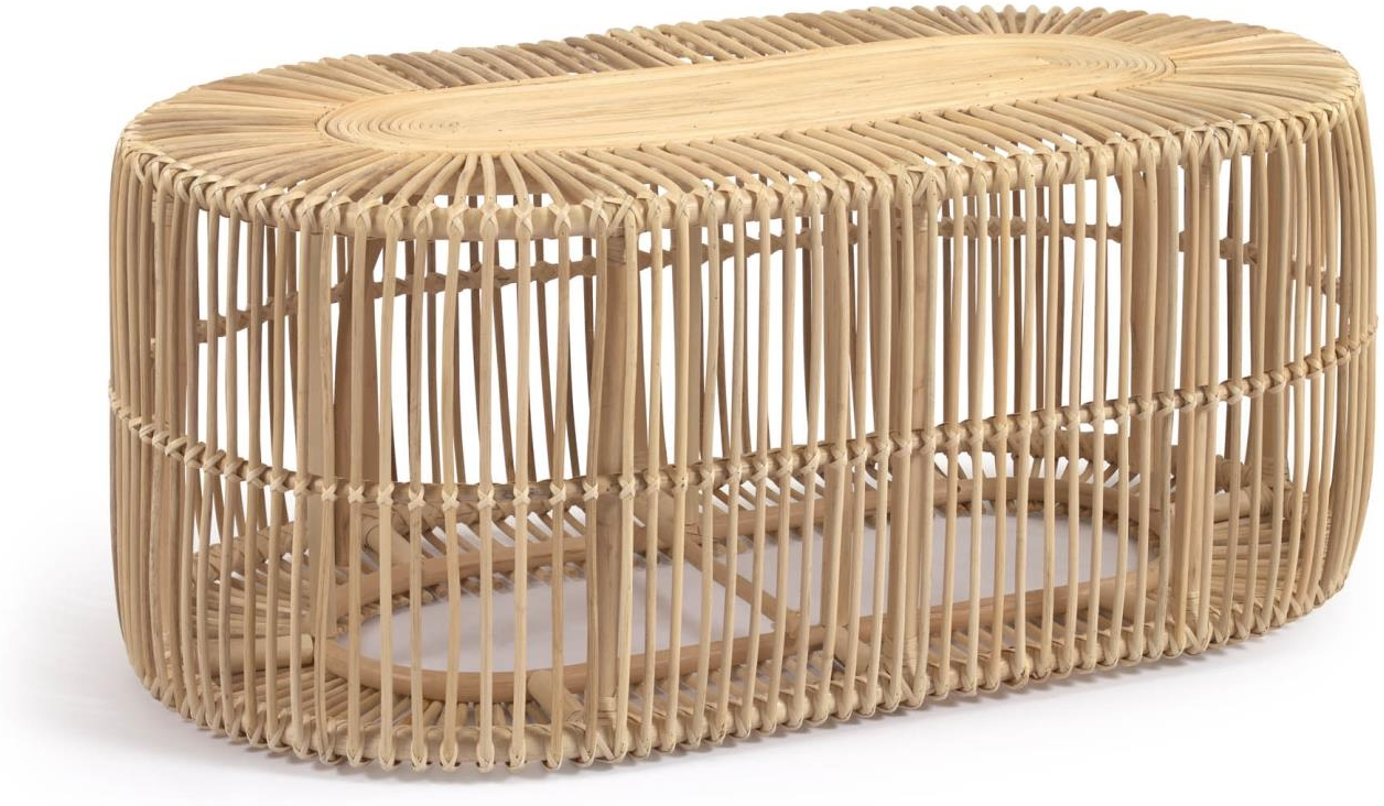 Håndlavet Rattan Sofabord fra Kave Home - Vintage Stil