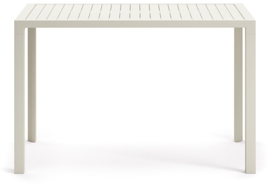 Udendørs Højbord i Aluminium - Kave Home Culip, Hvid Elegance
