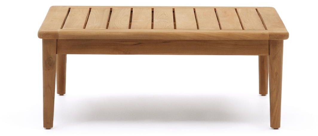 Udendørs Sofabord i Teak fra Kave Home - Portitxol 80x80 cm