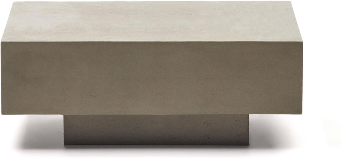 Udendørs Sofabord Kave Home Rustella i Cementdesign