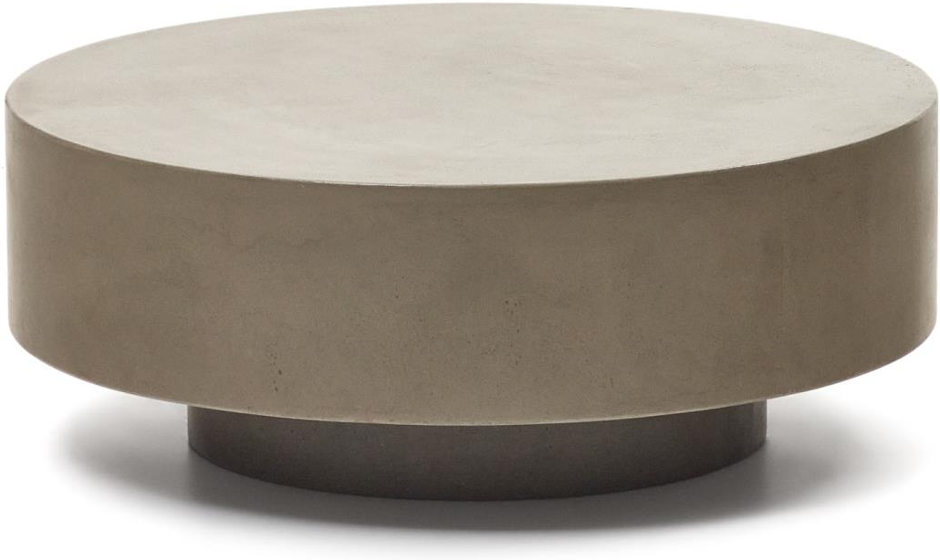 Udendørs Kaffebord i Cement - Grå Design fra Kave Home