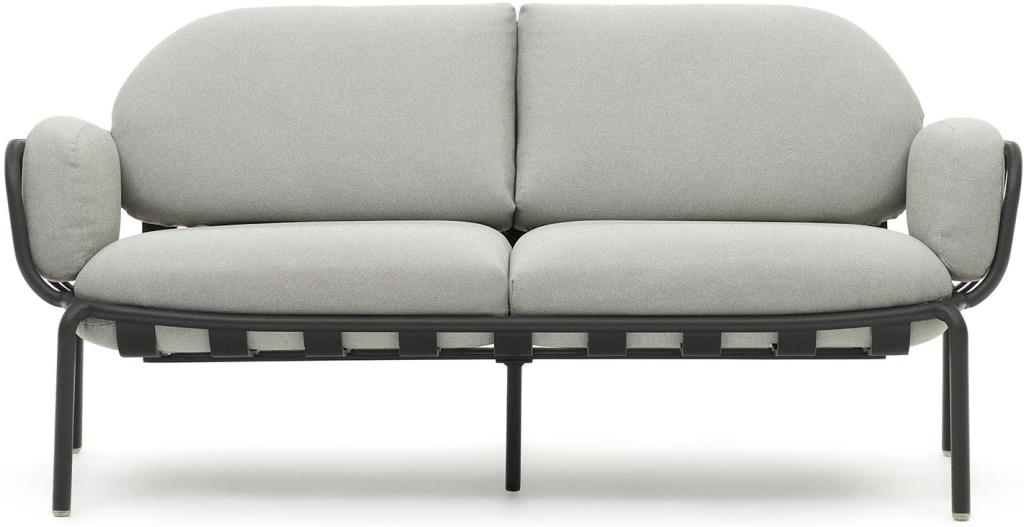Udendørs  -personers Sofa Kave Home Joncols Grå Aluminium Moderne Nordisk Stil