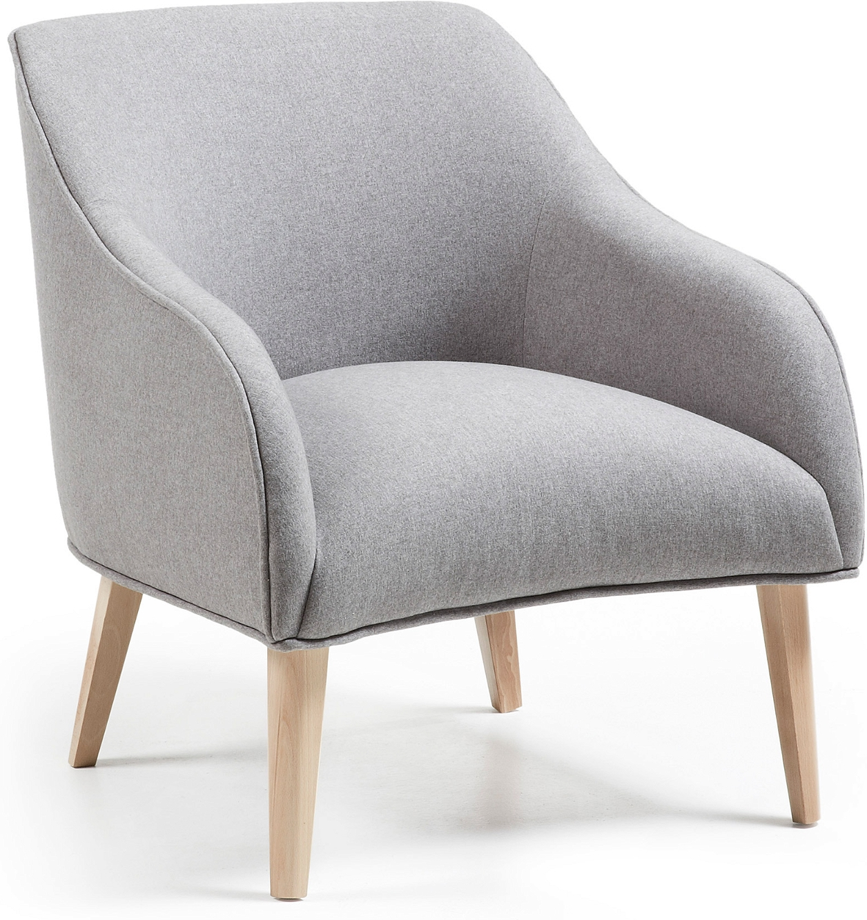 Lænestol Bobly fra Kave Home – Nordisk Design i Grå