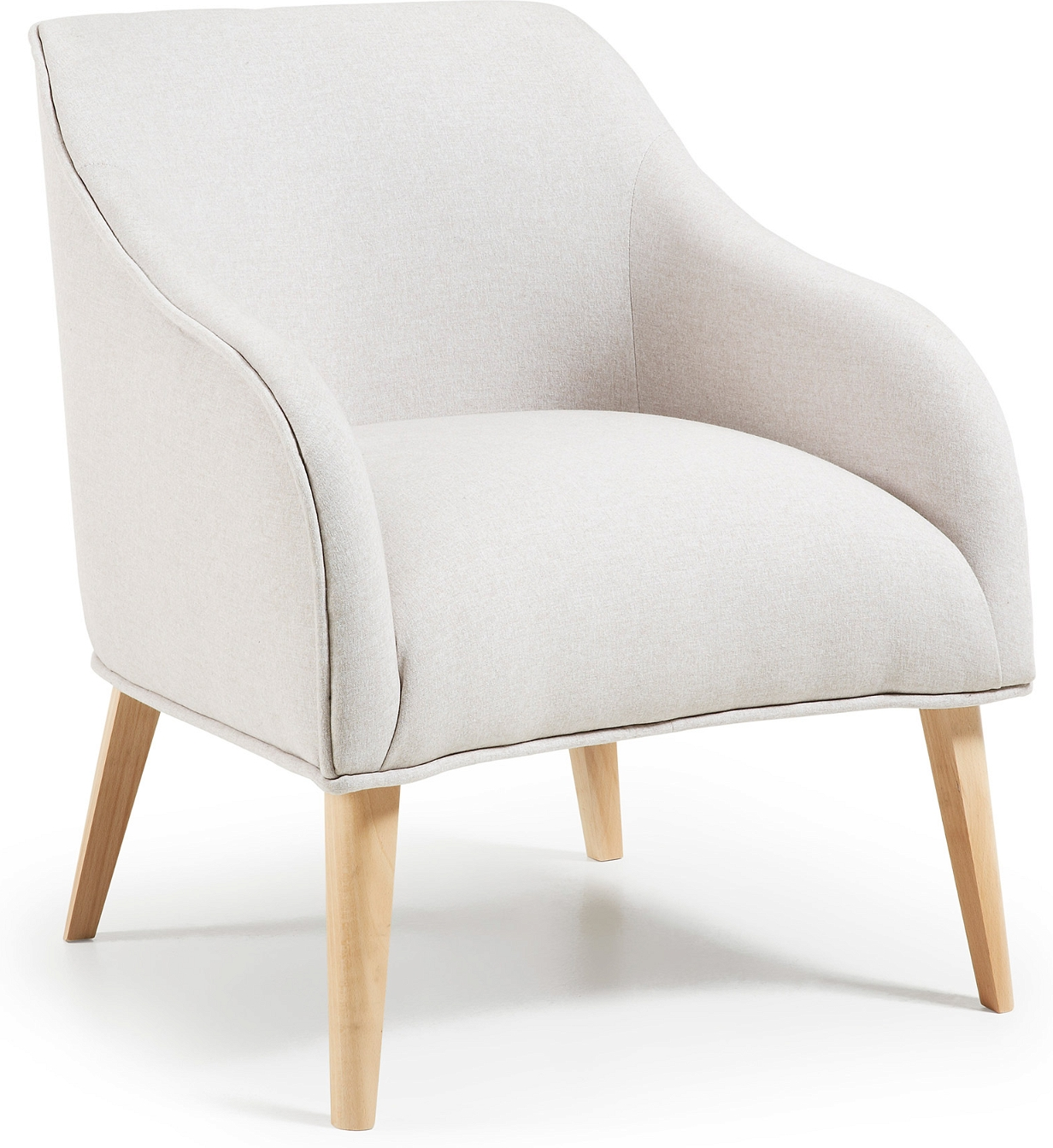 Lænestol Kave Home Bobly - Komfortabel og Stilfuld Beige