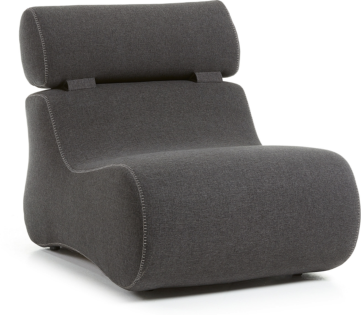Ergonomisk Mørkegrå Lænestol fra Kave Home - Stilfuld Komfort