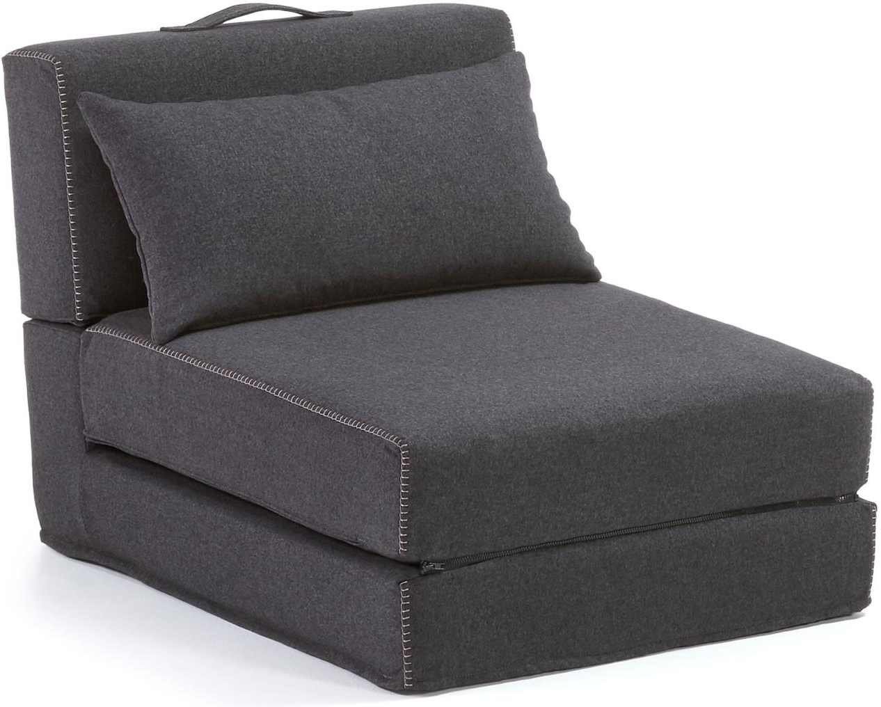 Multifunktionel Arty Puf fra Kave Home - Sort Design Møbel