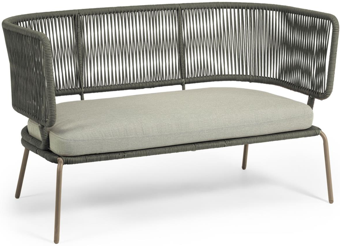 Udendørs 2-personers Sofa Kave Home Nadin i Grøn