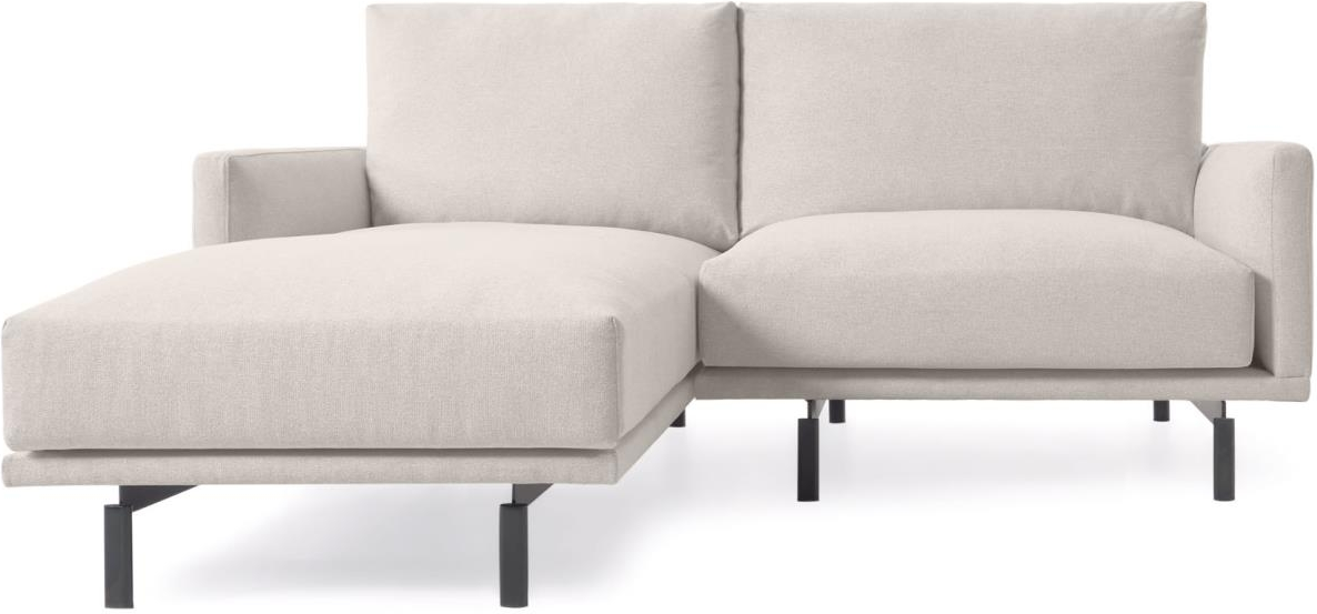 -personers Chaiselong-sofa Loungesofa Kave Home Galene Beige 214x166x94