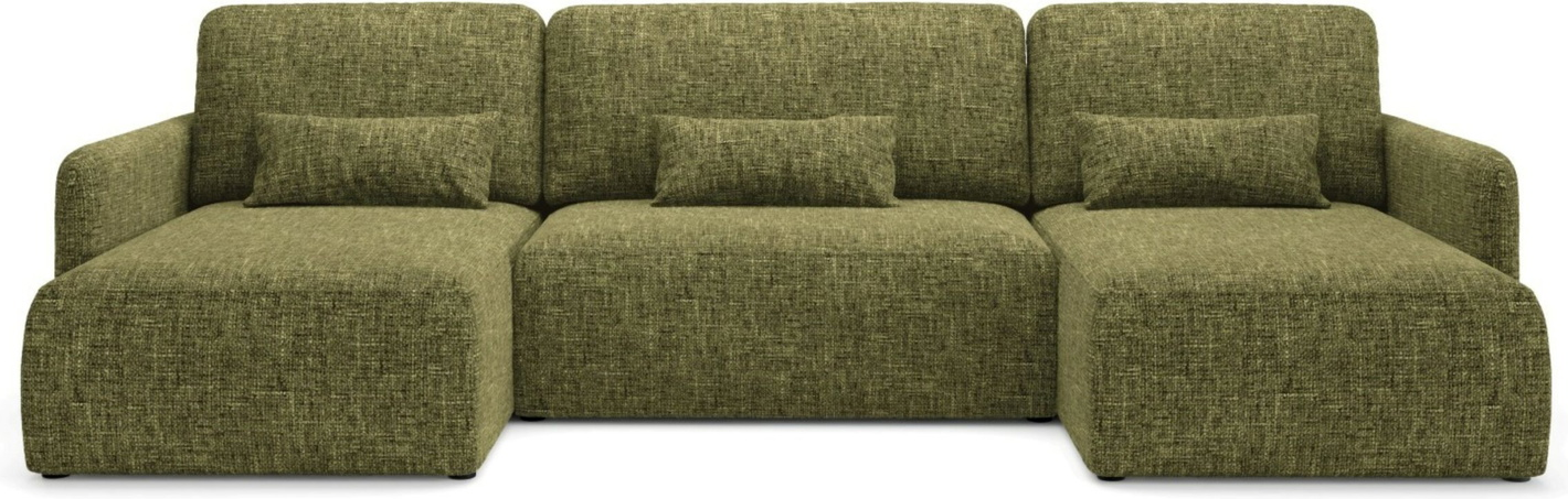 -sofa Maison Vellé Arvello Imo 35 Grøn Med Sovefunktion   Opbevaring 290ã 148