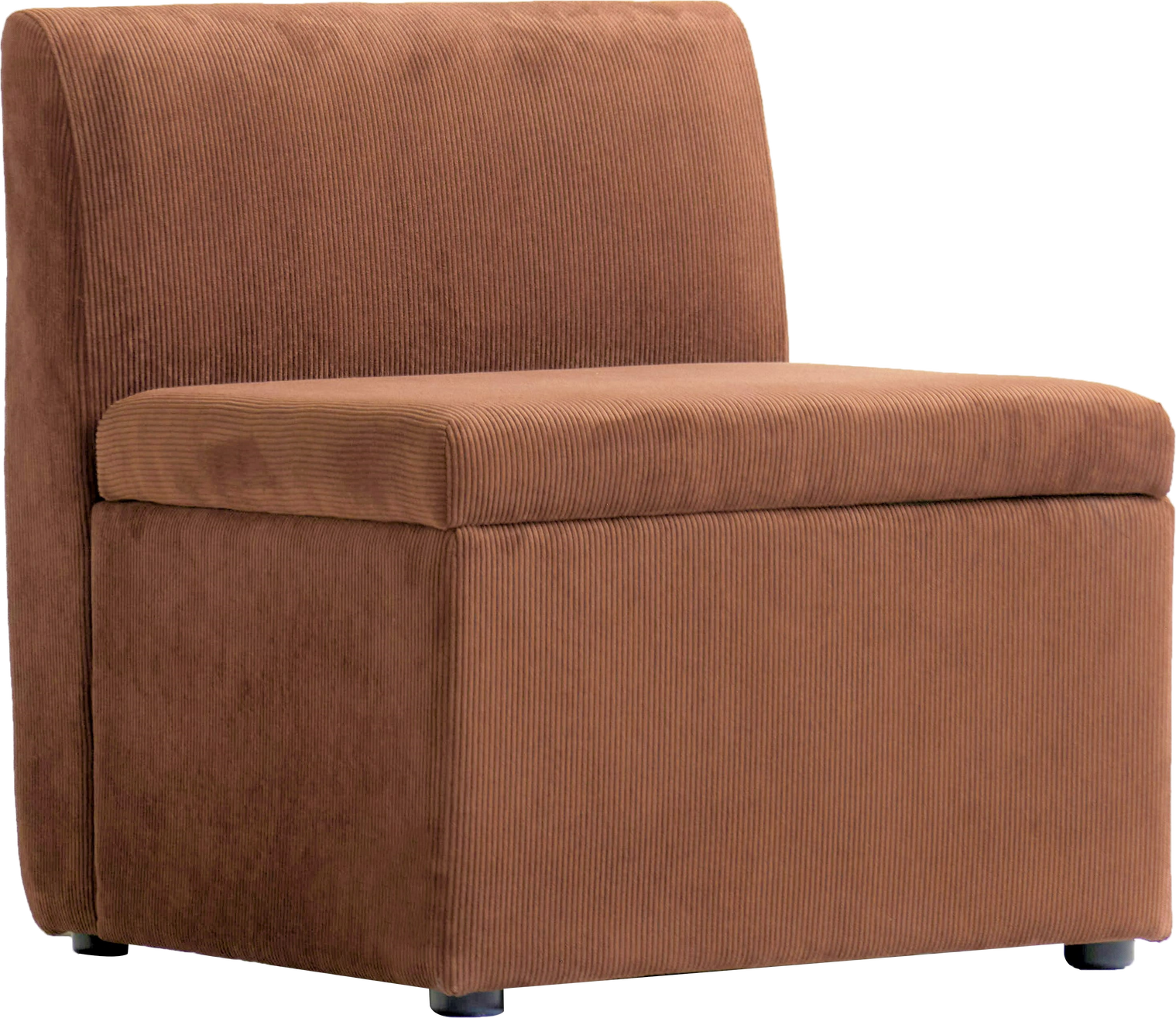 Sofamodul i Rød Fløjl fra Nordlys Furniture – Elegance til Stuen