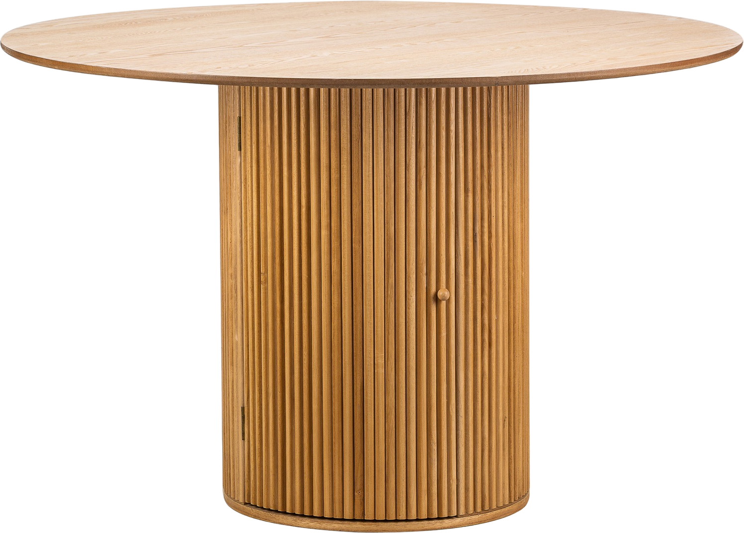 Spisebord Nordlys Furniture Havana6p ø120 Natur Massivt Fyrretræ Søjlefod Fsc-certificeret