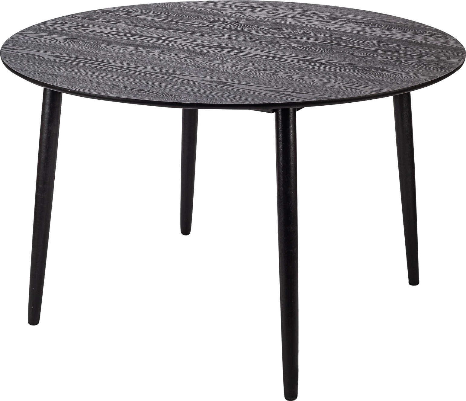 Rundt Spisebord i Sort FSC-Fyrretræ fra Nordlys Furniture