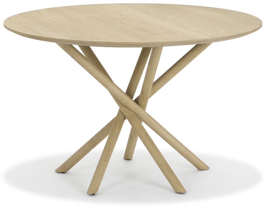 Rundt Spisebord i Massivt Egetræ fra Nielsen Design