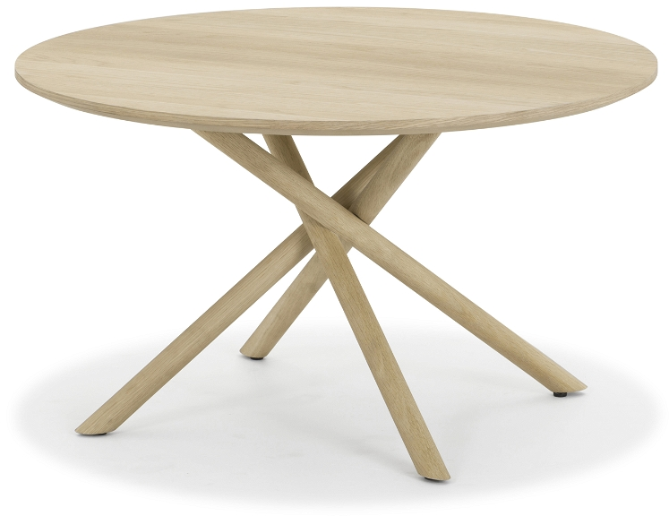Rundt Sofabord   Kaffebord Nielsen Design Hasseris Egetræ ø80   H45