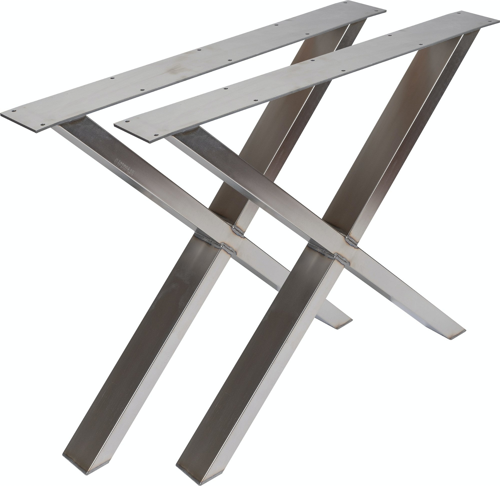 Understel Til Plankebord Nielsen Design Oscar Krydsstel   Pulverlakeret Metal H71 5ã L75     Rustfrit Stål
