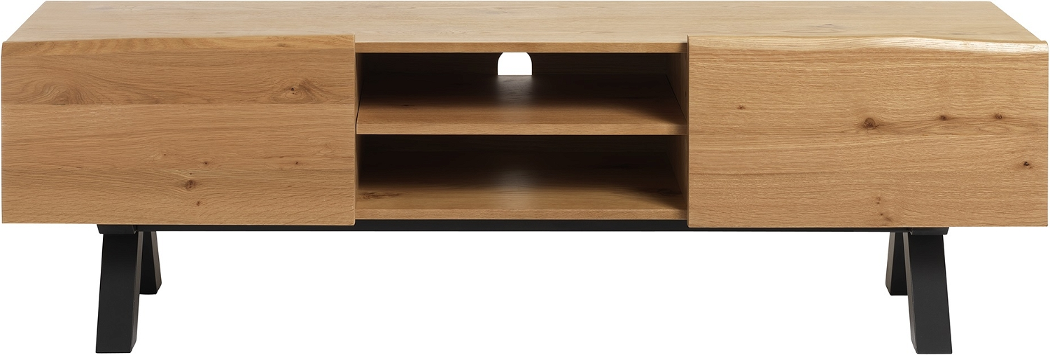 TV-bord i Egetræ og Metal - Nordique Design Oliveto