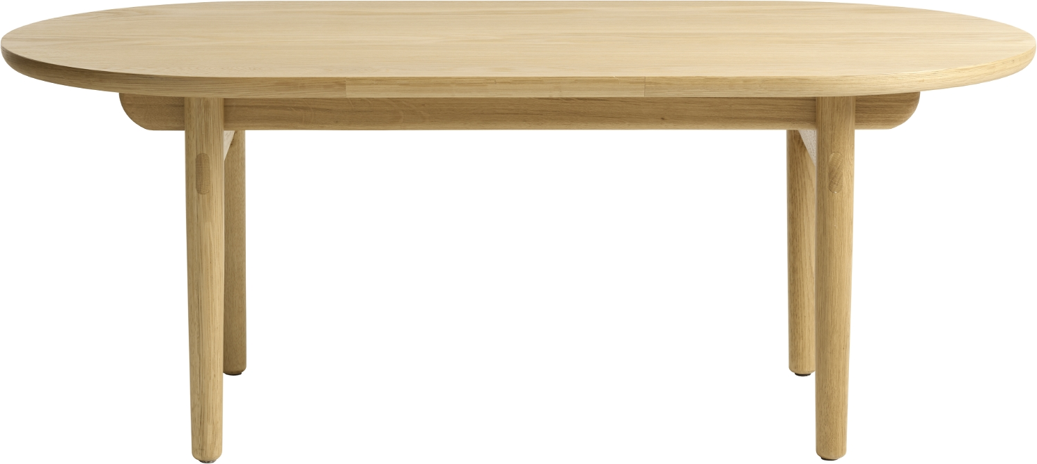 Sofabord Loungebord Nordique Design Carno   Natur Egetræ  Oval 130x70x45