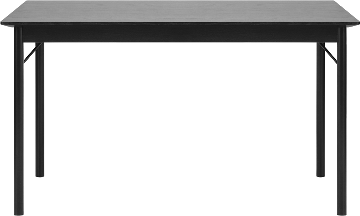 Spisebord Nordique Design Savona   Sort Egetræ Metal  140x90