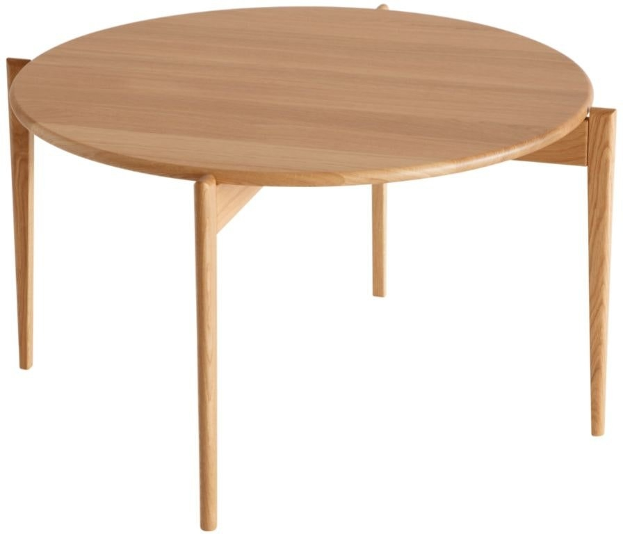 Sofabord Tilia Rundt i Olieret Egetræ - Elegant Design