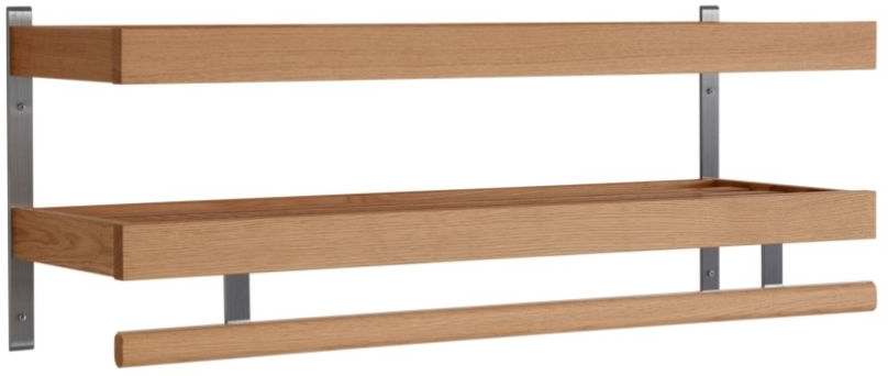 Hattehylde Med   Hylder Oscarssons Möbel Nadja   Røget Olieret Massiv   38x100x29