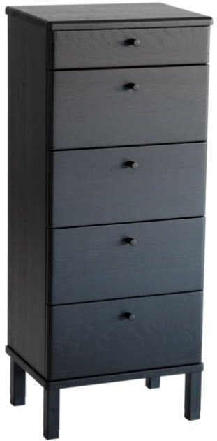 Kommode Oscarssons Möbel Cora   Sortbejdset Egetræ     Skuffer   H96ã B40ã D31