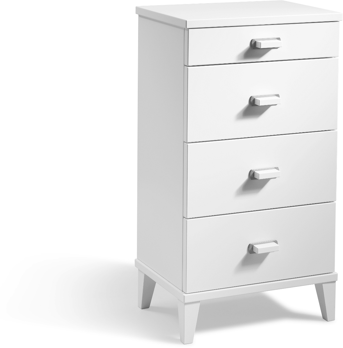 Malva Kommode - Hvidlakeret MDF med Skandinavisk Design