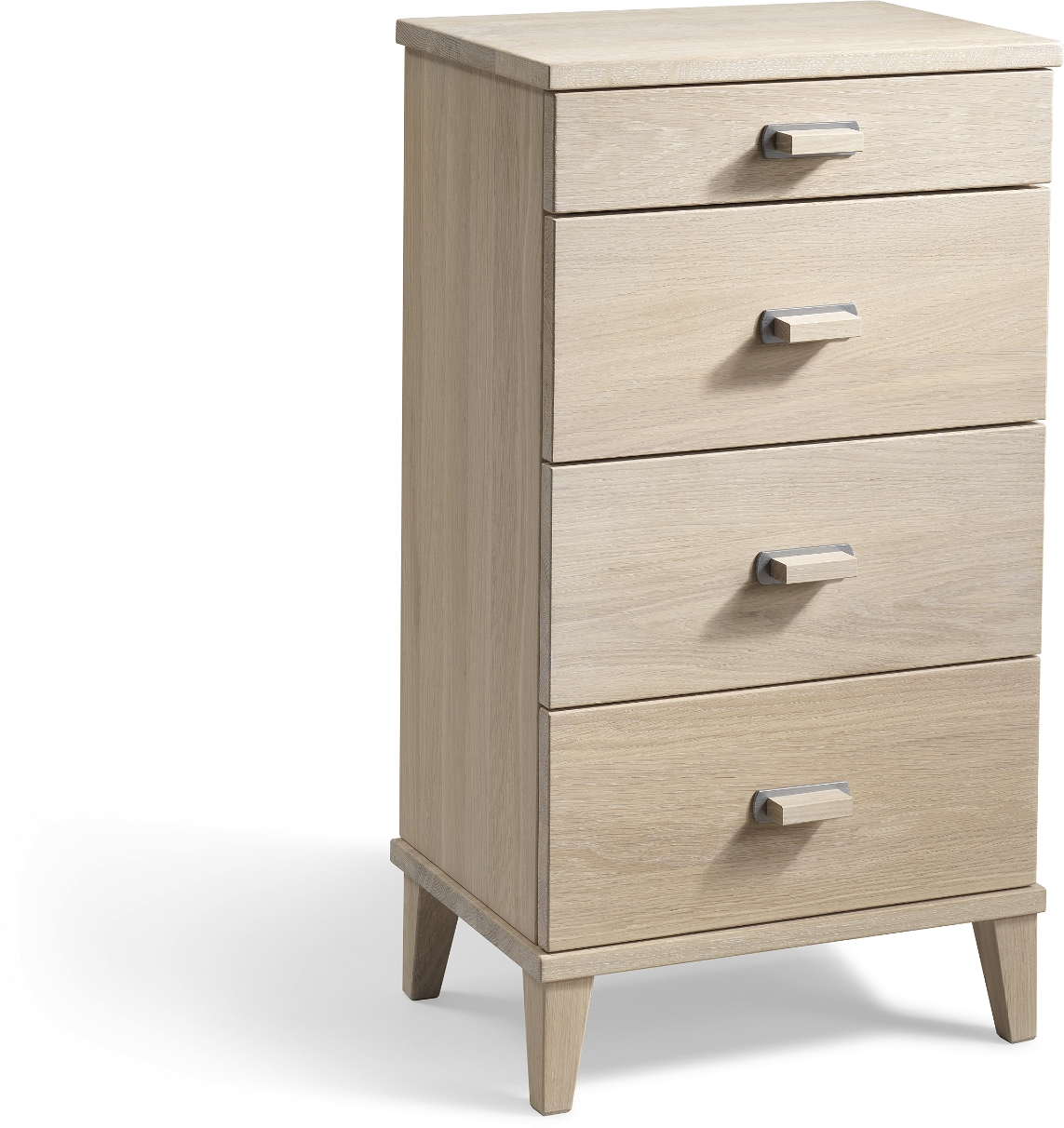 Kommode Oscarssons Möbel Malva Hvidolieret Egetræ Skuffer H76x40x31