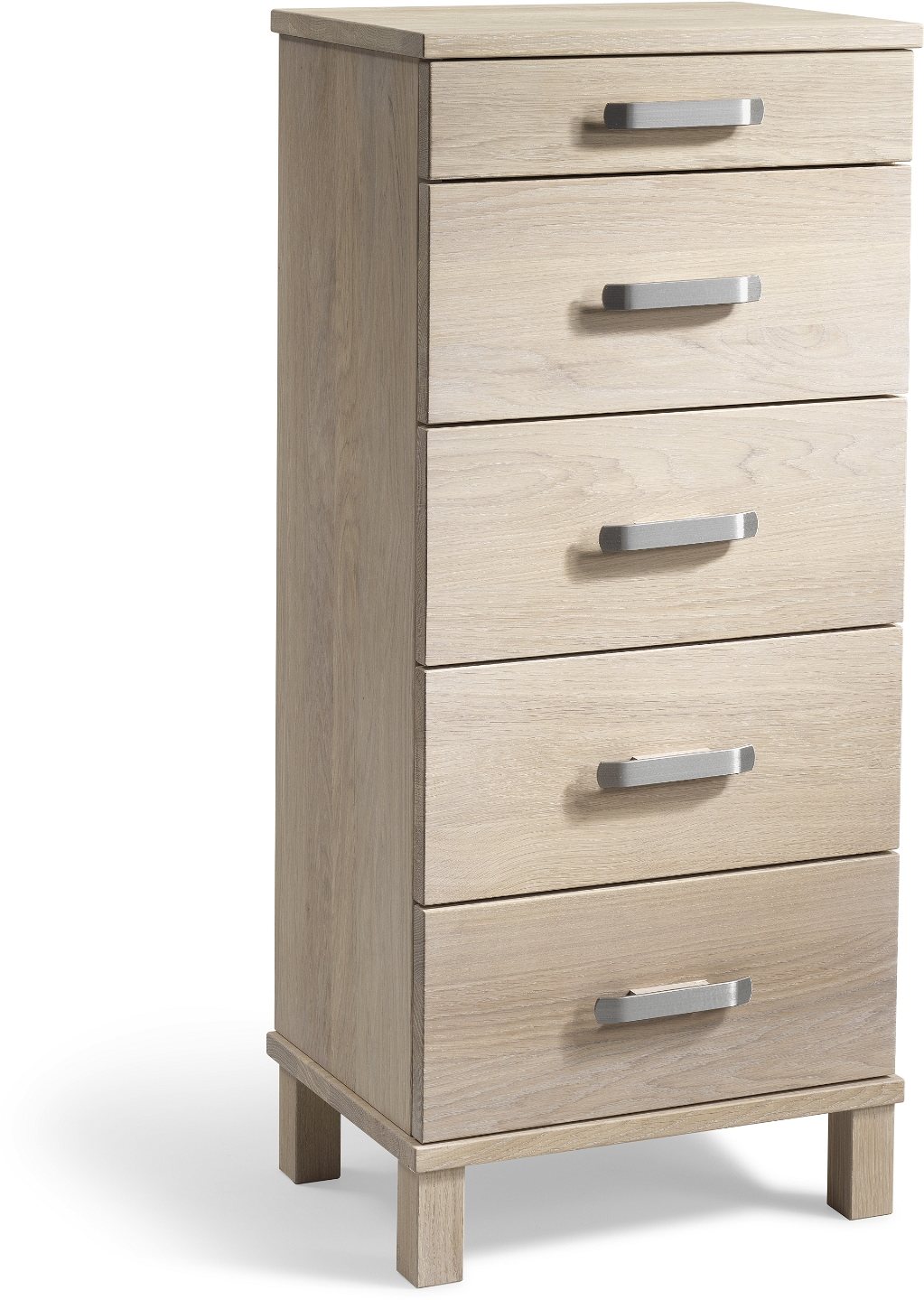 Kommode Oscarssons Möbel Nadja Massiv Hvidolieret 93x40x31 Skuffer Skandinavisk Design