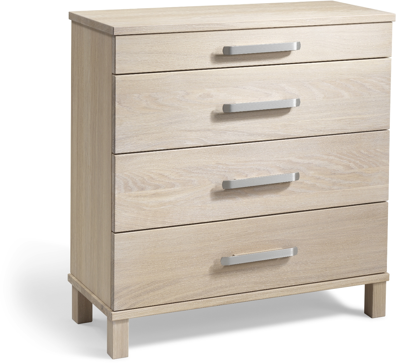 Kommode Oscarssons Möbel Nadja Hvidolieret Massiv Skuffer 75x70x31