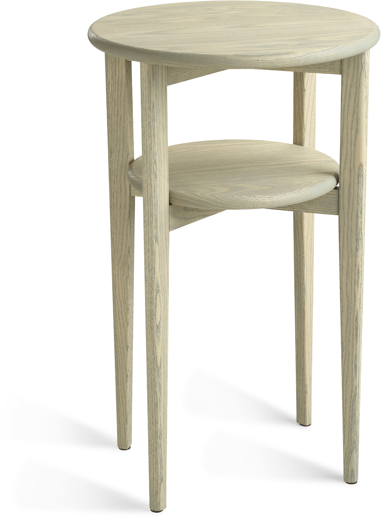 Elegant Mira Sengebord i Gråolieret Ask - 39 cm Diameter